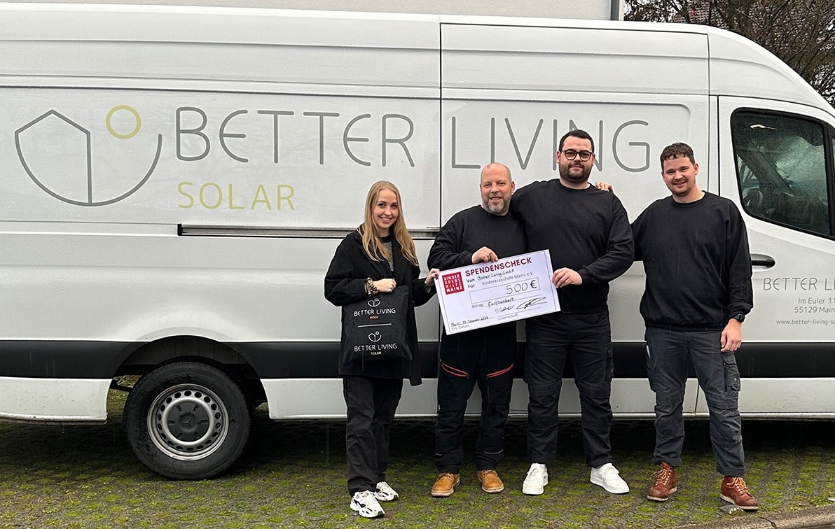 Better Living Solar Kinderkrebshilfe Mainz